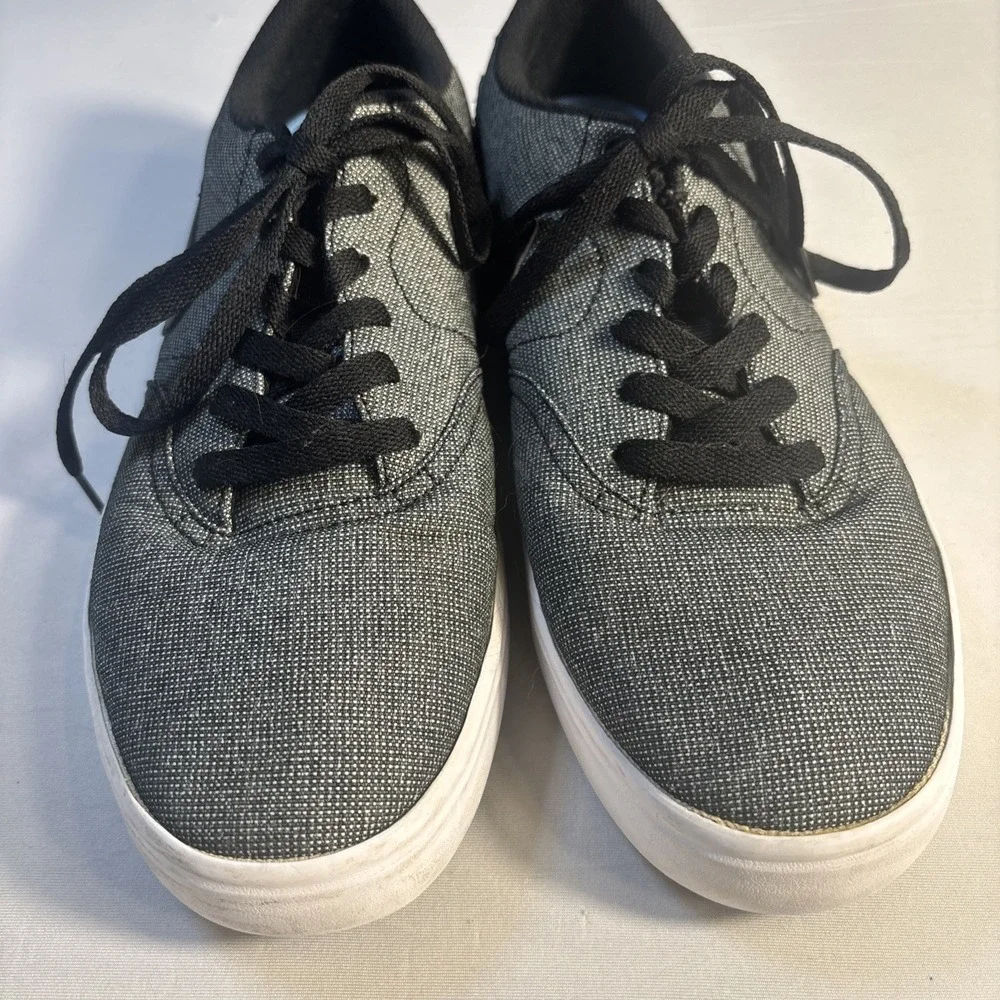 Nike‎ SB Check Solarsoft Canvas Gray Skateboard Shoes Men Size 10